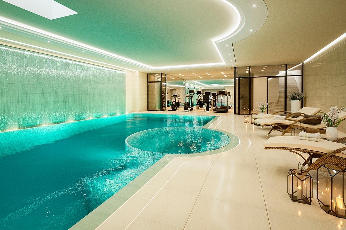 Le luxe d'une piscine intérieure