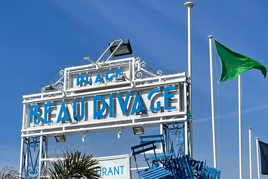 Beau Rivage, plage hivernale