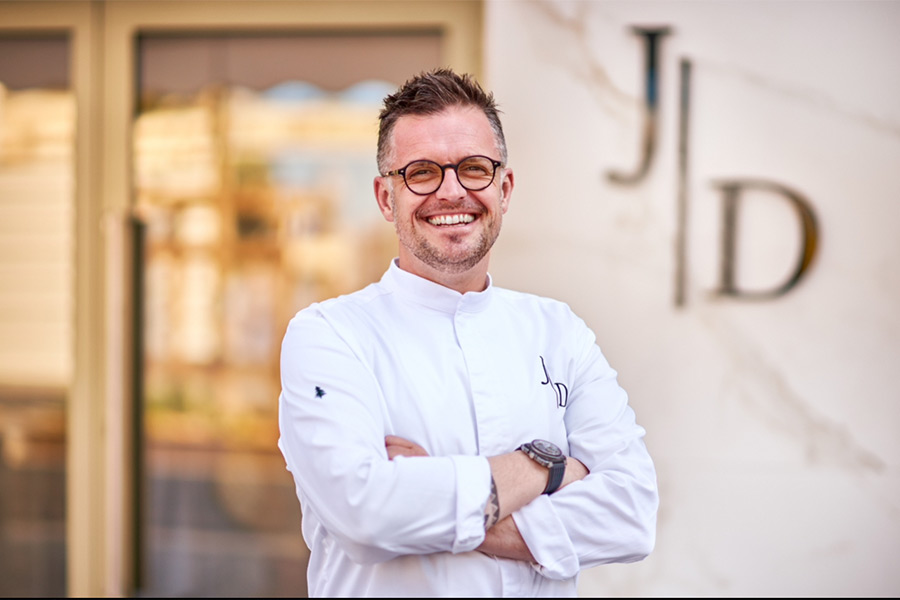 High flying pastry chef