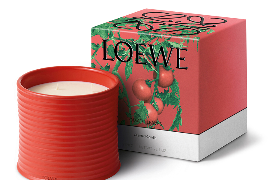 Tomato leaves Candle