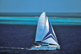 The Maldives on a catamaran   