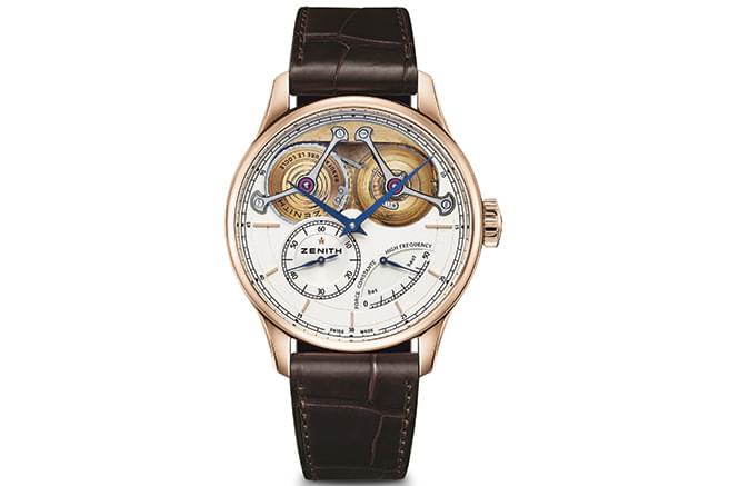 Zenith, une montre anniversaire