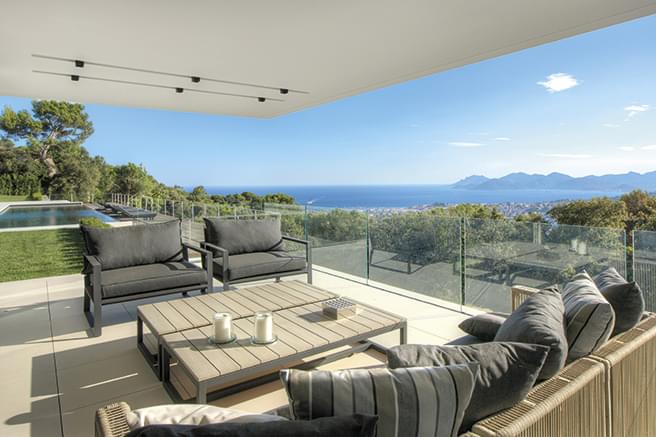 A villa in Cannes Californie, designed by an architect