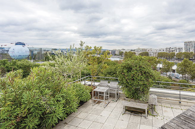 Un appartement terrasse à Paris