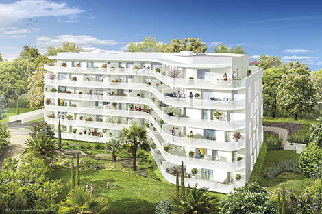 New development In the midst of listed woodland in Marseille 9
