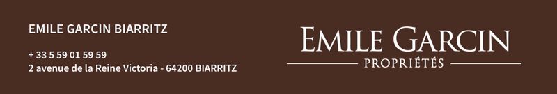 AGENCE EMILE GARCIN BIARRITZ - Logo
