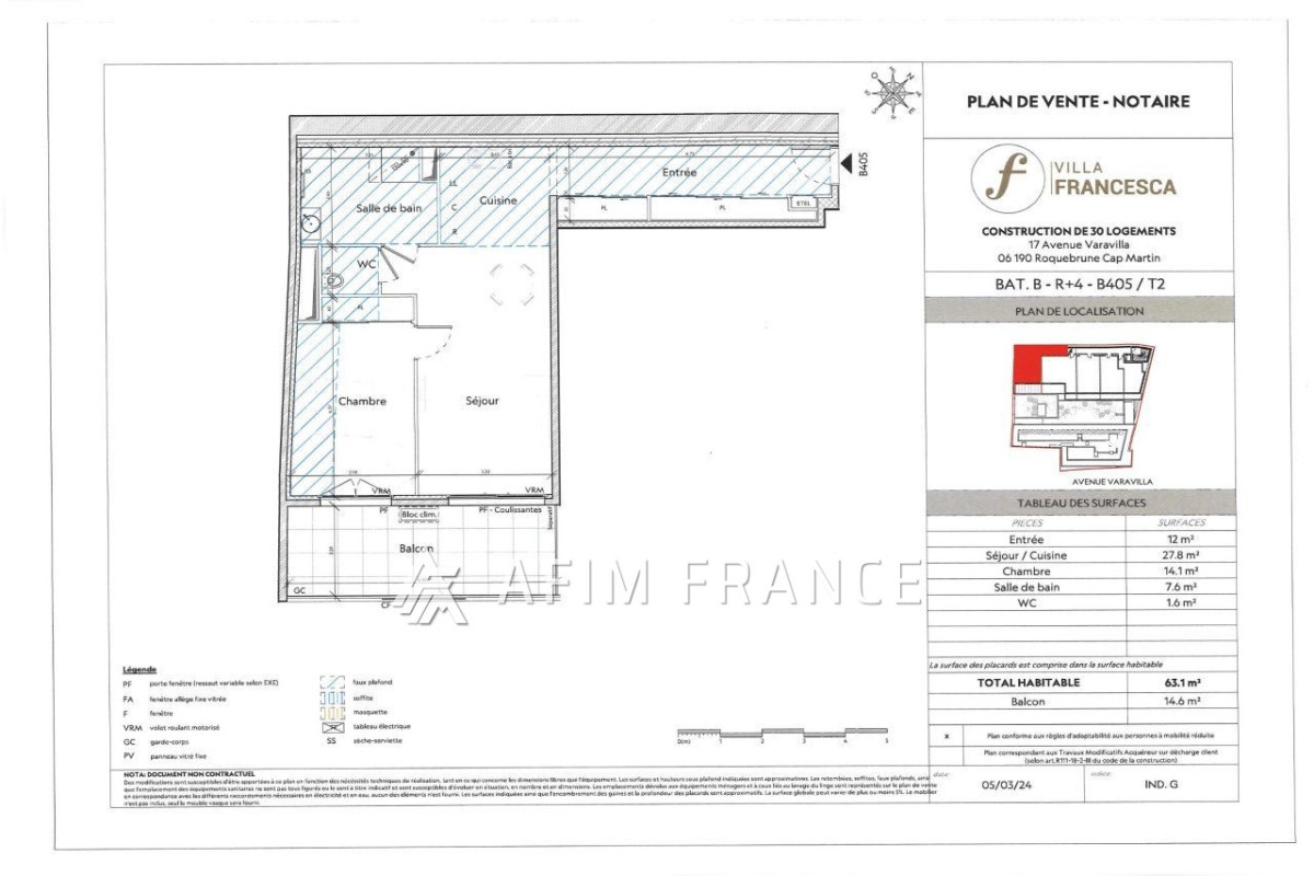Appartement de luxe à vendre à Roquebrune-Cap-Martin, 680 000 €, Photo 4