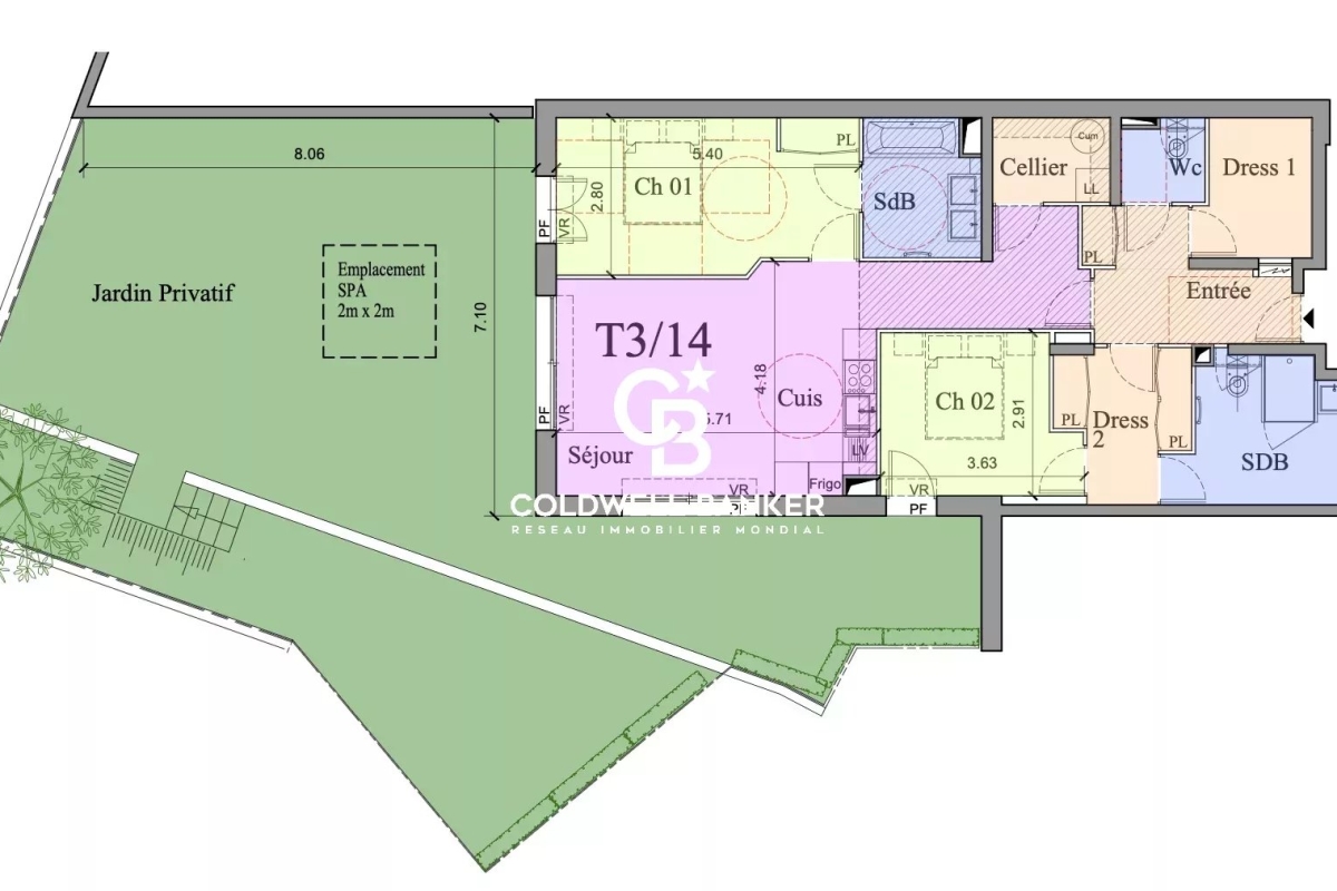 Appartement de luxe à vendre à Cannes, 864 000 €, Photo 4