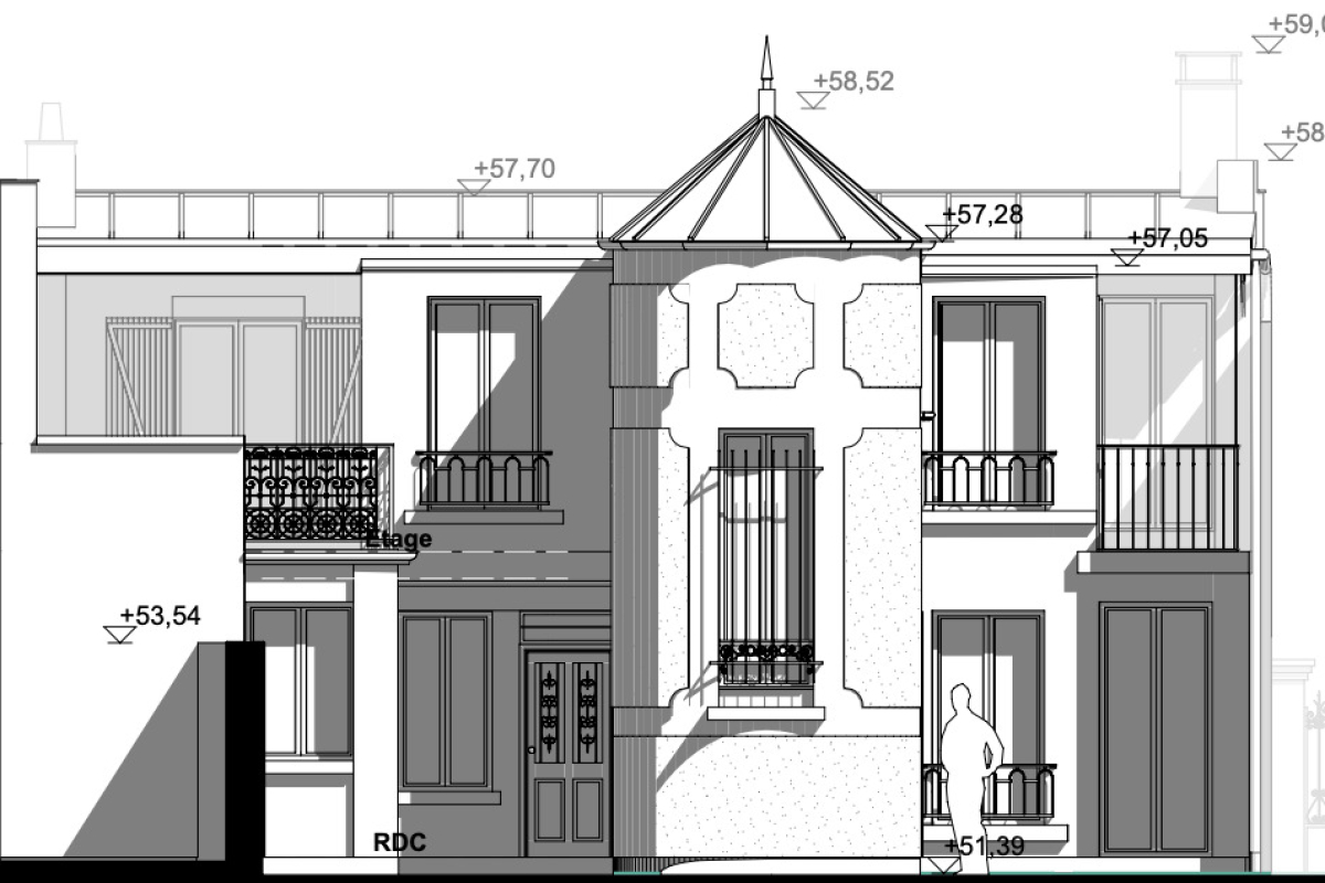 Maison de luxe à vendre à Paris 18Ème, 1 800 000 €, Photo 2