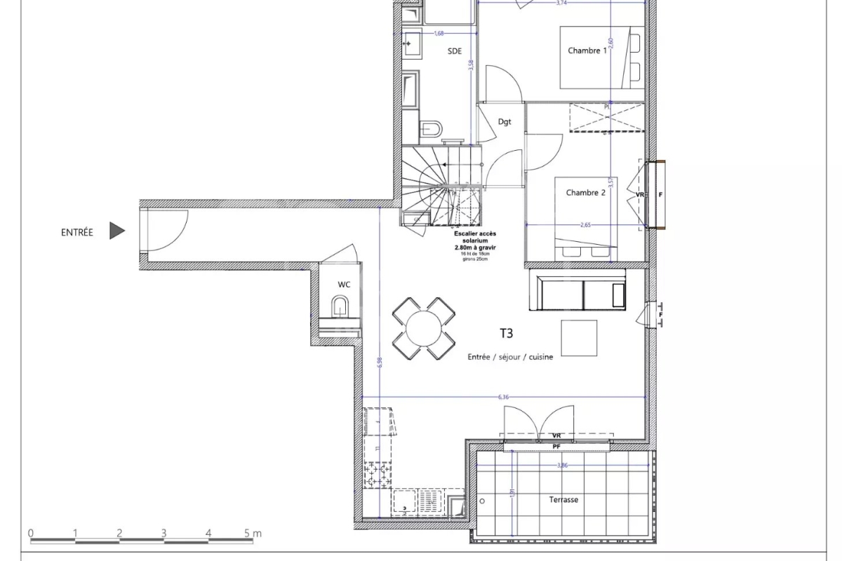 Luxury Apartment for sale in Antibes, 593 000 €, Photo 3