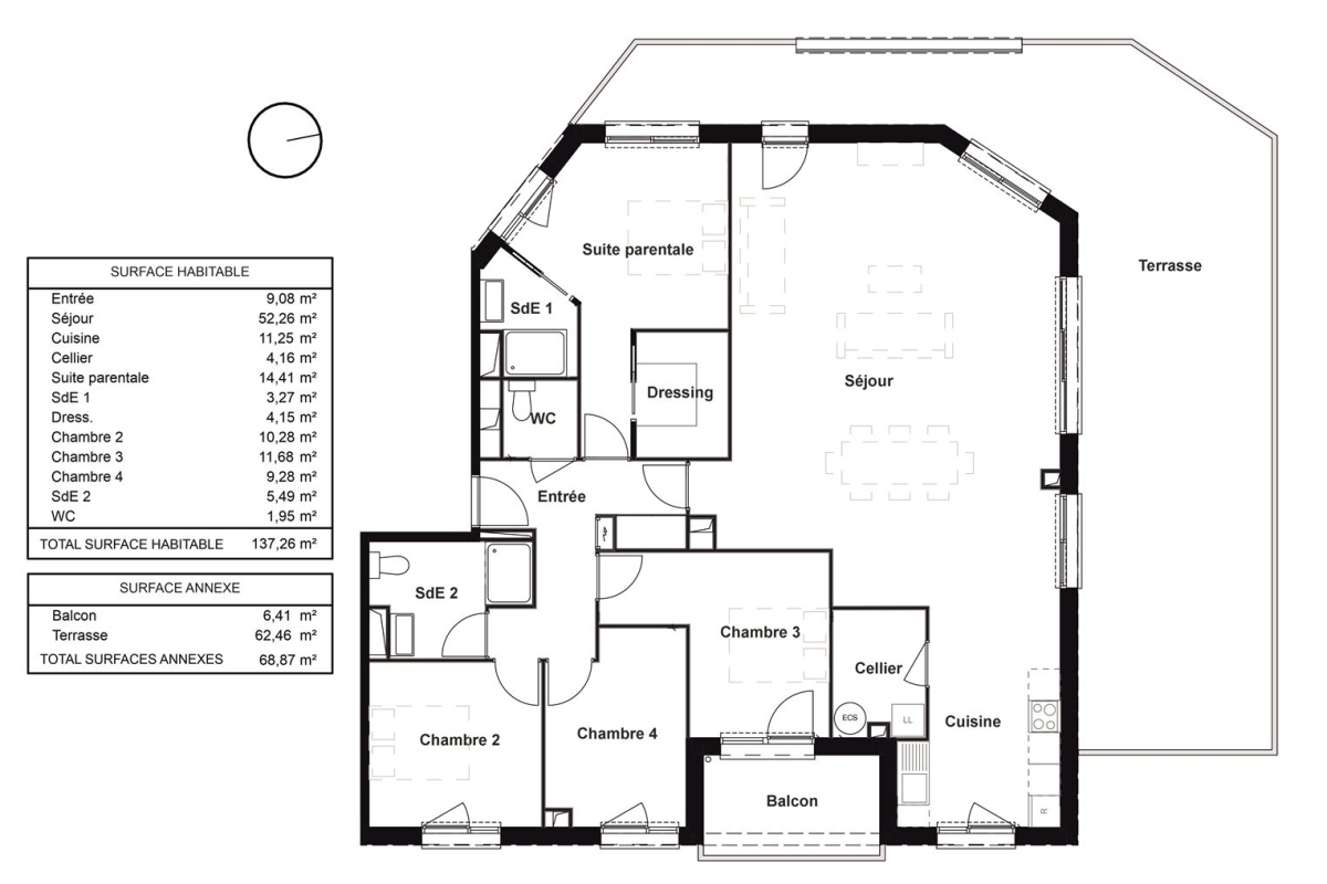 Appartement de luxe à vendre à Mérignac, 760 000 €, Photo 2