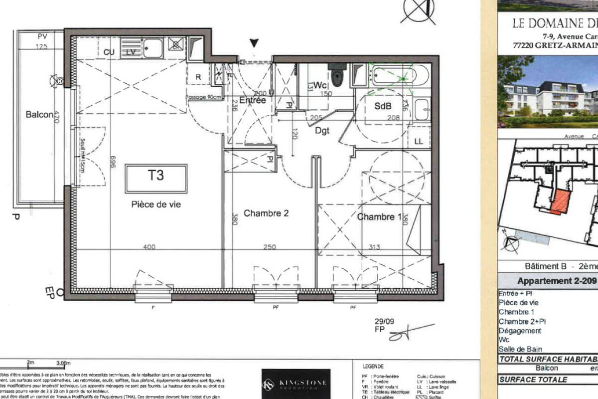 Appartement de luxe à vendre à Gretz-Armainvilliers, 295 000 €, Photo 3