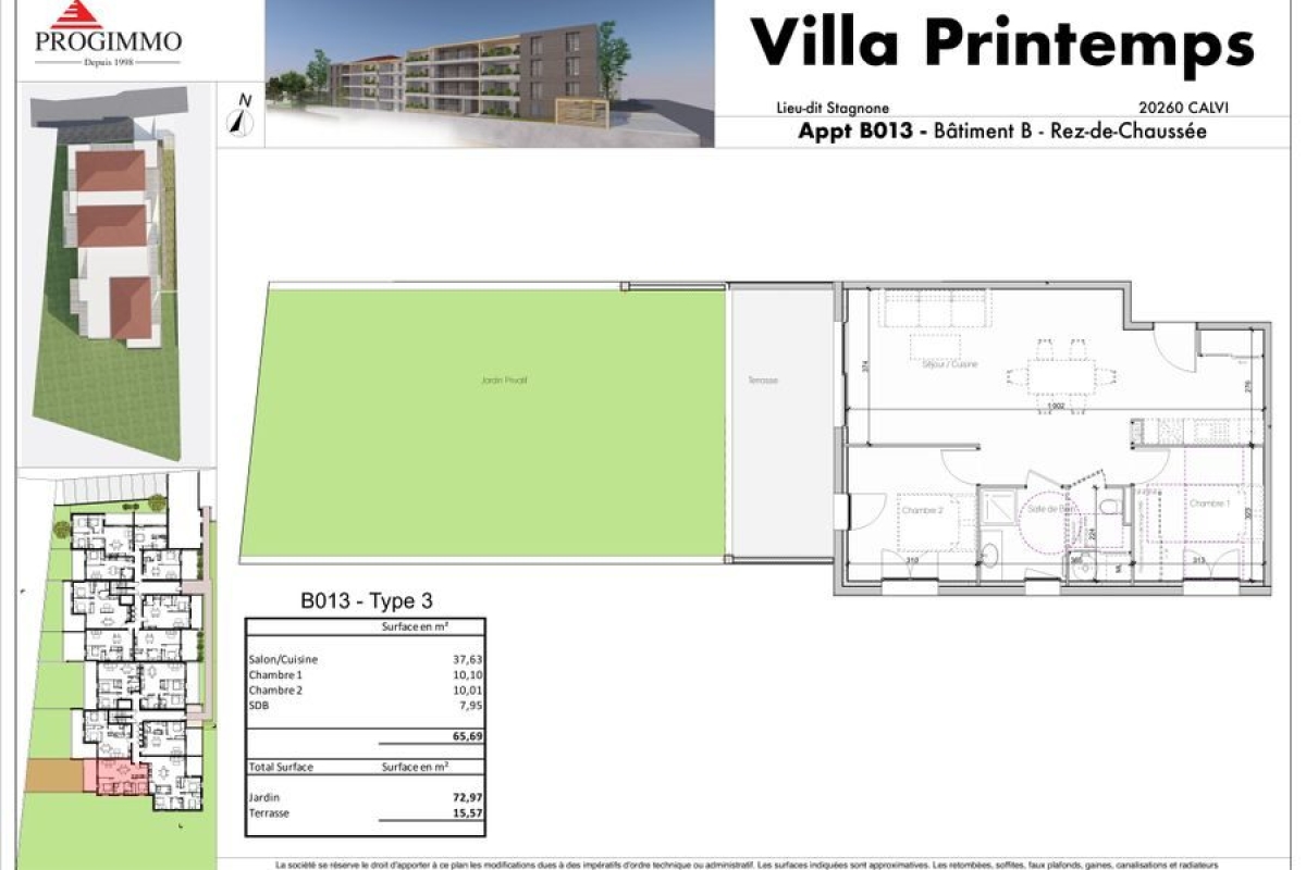 Appartement de luxe à vendre à Calvi, 450 000 €, Photo 3