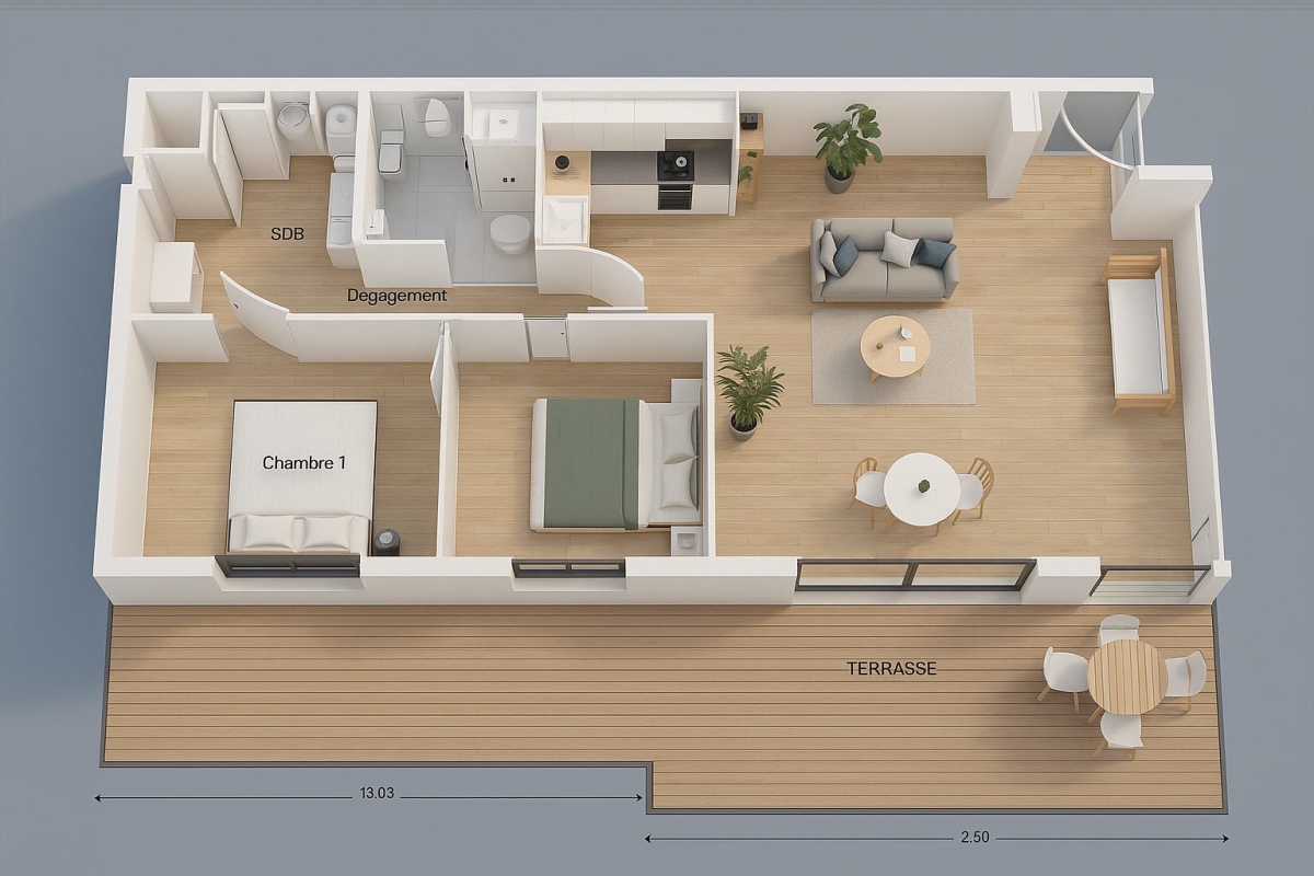 Appartement de luxe à vendre à Saint-Tropez, 1 549 999 €, Photo 2