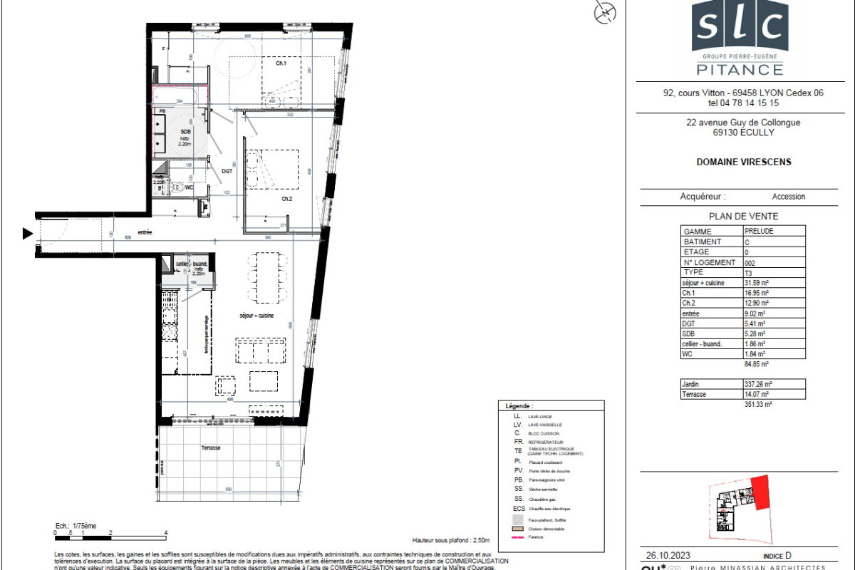 Appartement de luxe à vendre à Écully, 548 000 €, Photo 3