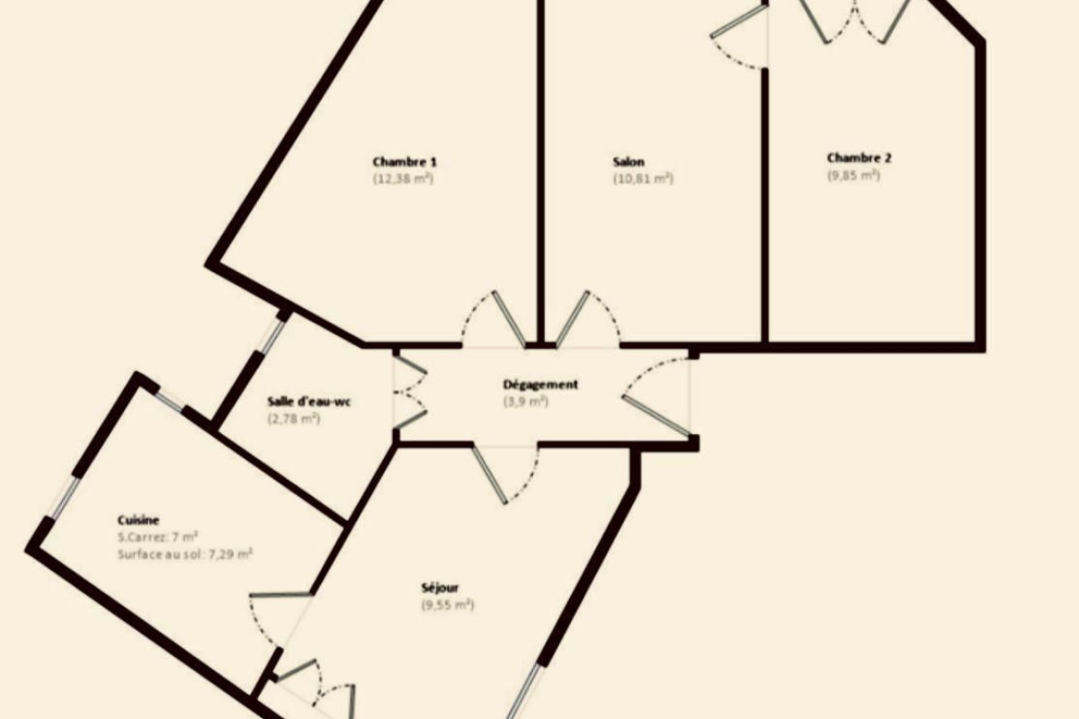 Appartement de luxe à vendre à Beausoleil, 800 000 €, Photo 4