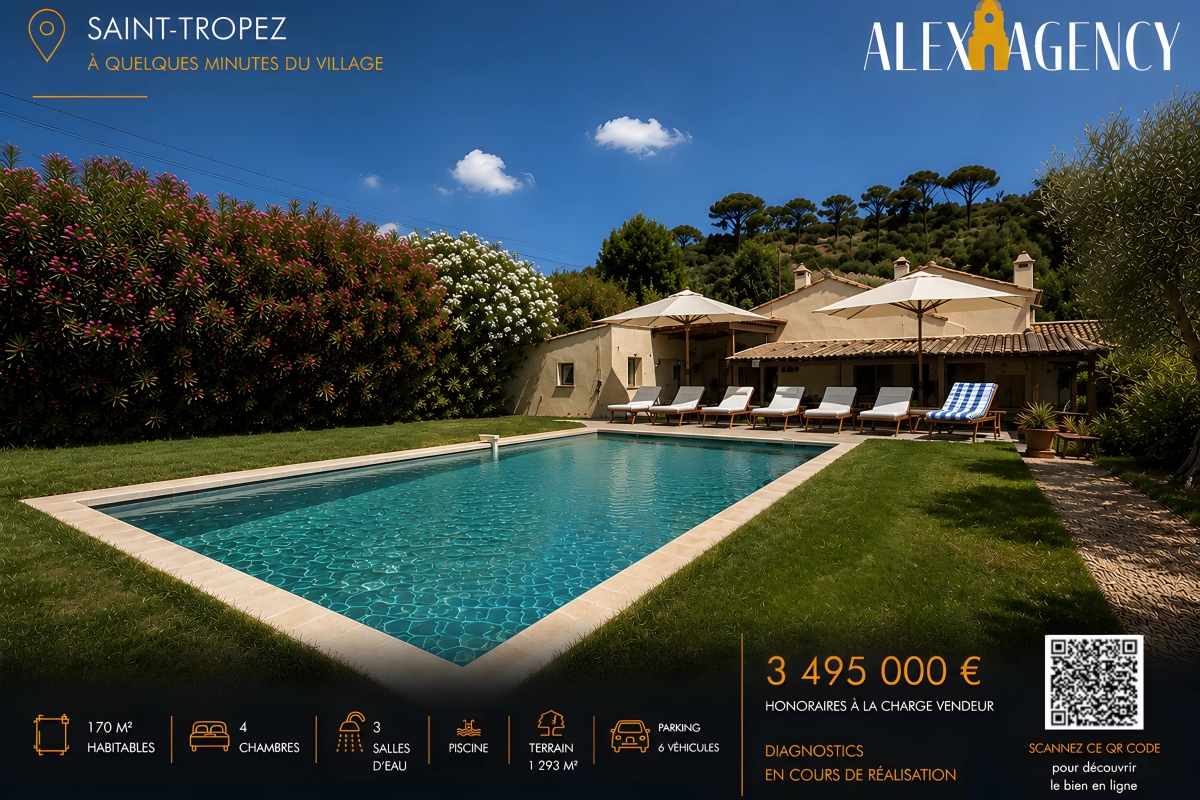 Luxury House for sale in Saint-Tropez, 3 495 000 €, Photo 1