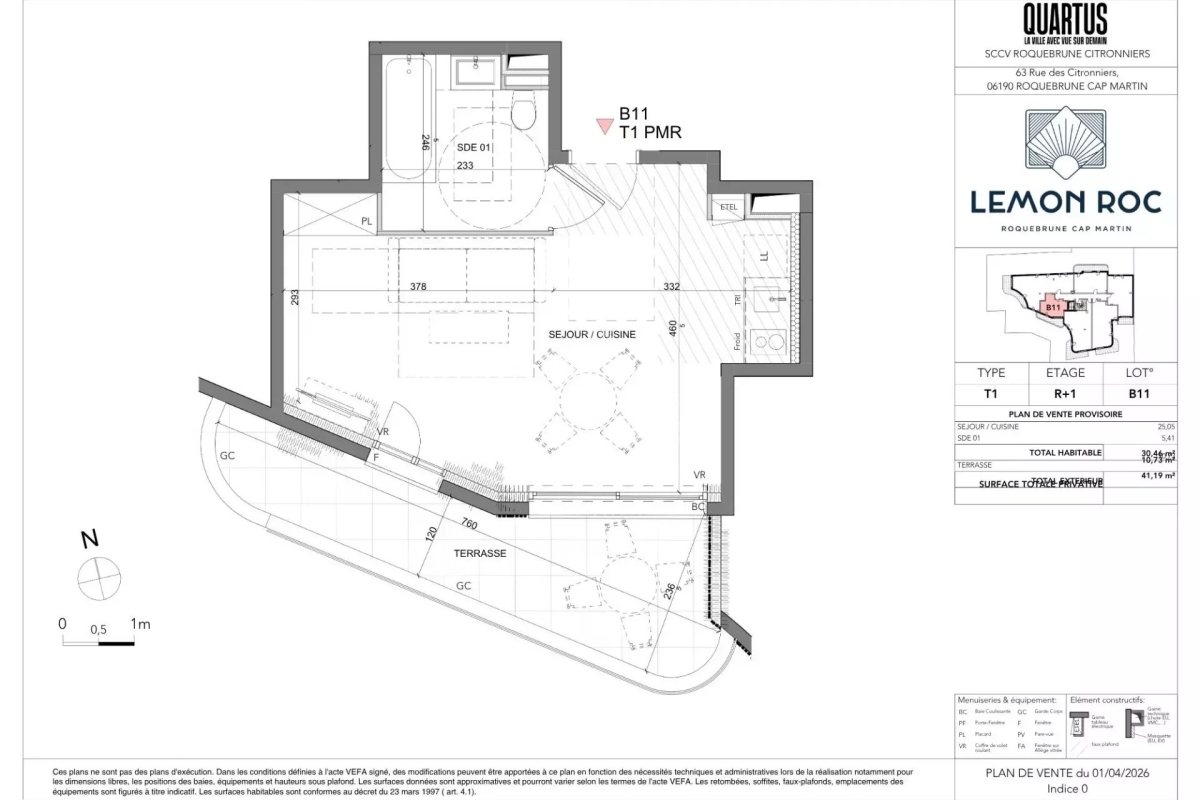 Luxury Apartment for sale in Roquebrune-Cap-Martin, 293 000 €, Photo 1