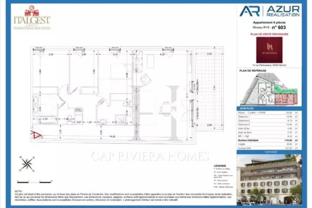 Appartement de luxe à vendre à Menton, 1 150 000 €, Photo 1