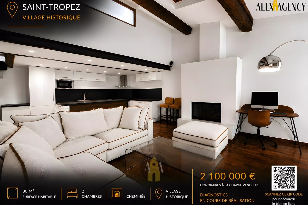 Luxury Apartment for sale in Saint-Tropez, 2 100 000 €, Photo 1