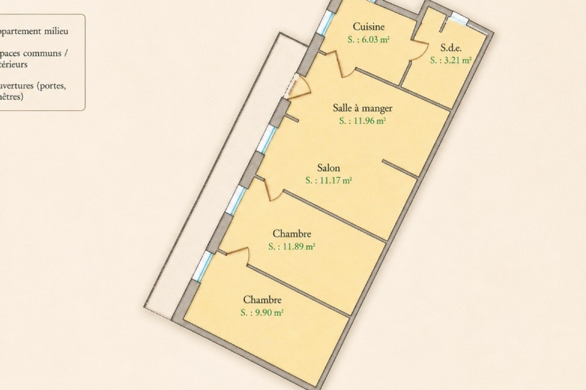 Appartement de luxe à vendre à Beaulieu-sur-Mer, 283 000 €, Photo 5