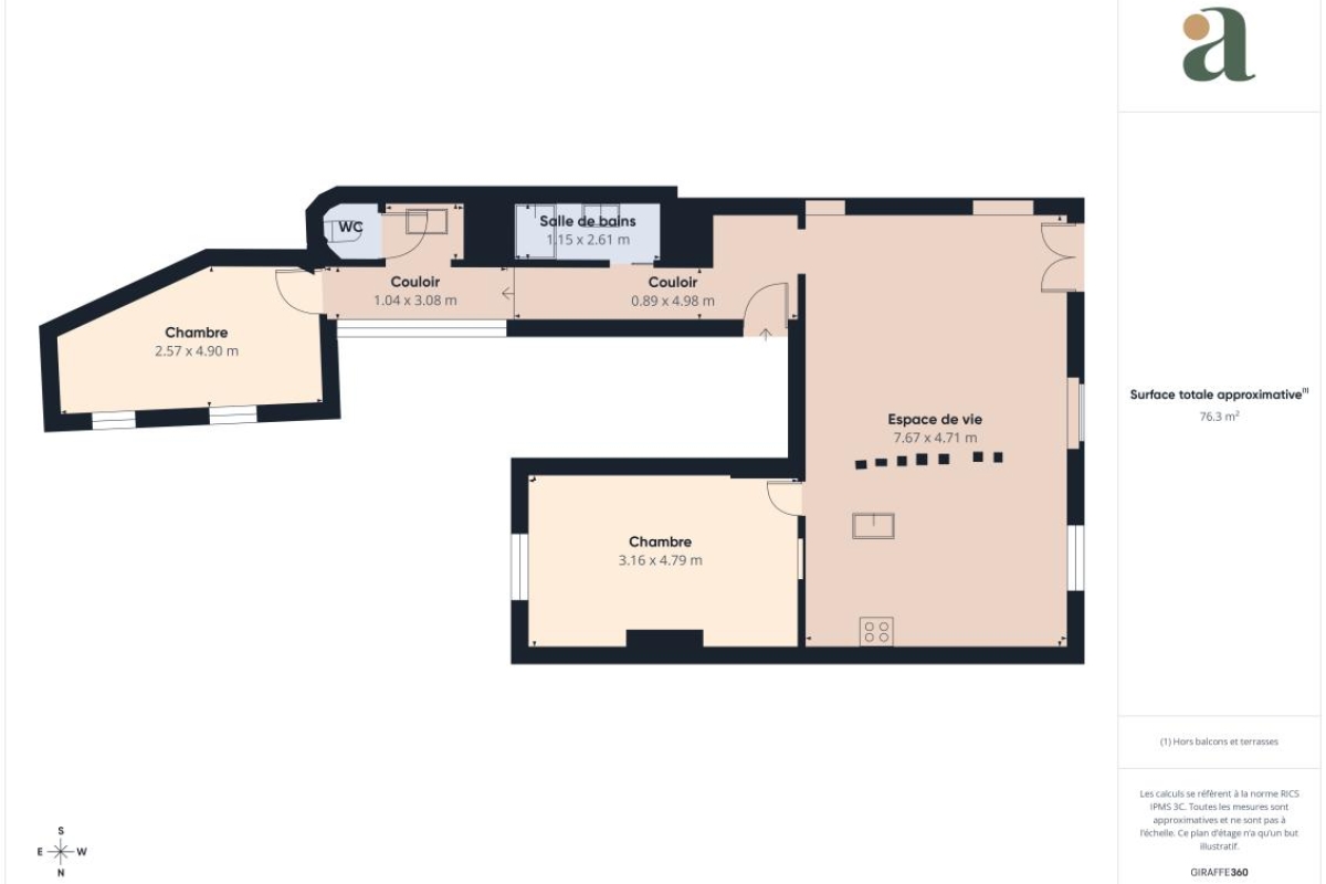 Appartement de luxe à vendre à Paris 18ème, 775 000 €, Photo 5