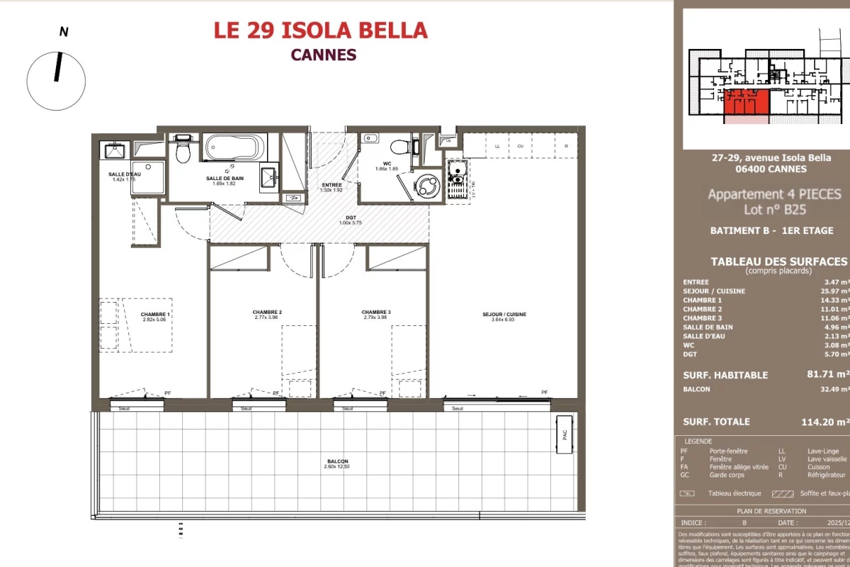 Appartement de luxe à vendre à Cannes, 1 140 000 €, Photo 2
