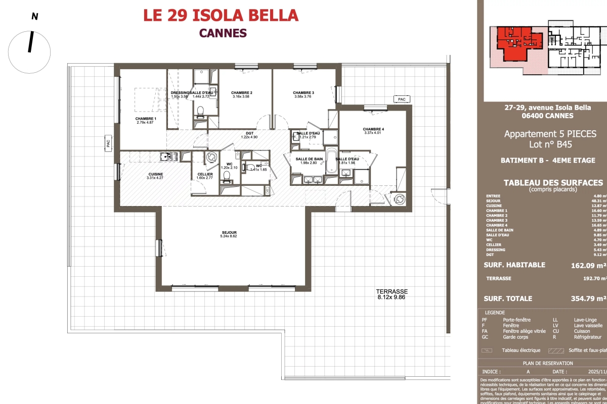 Luxury Apartment for sale in Cannes, 2 850 000 €, Photo 5