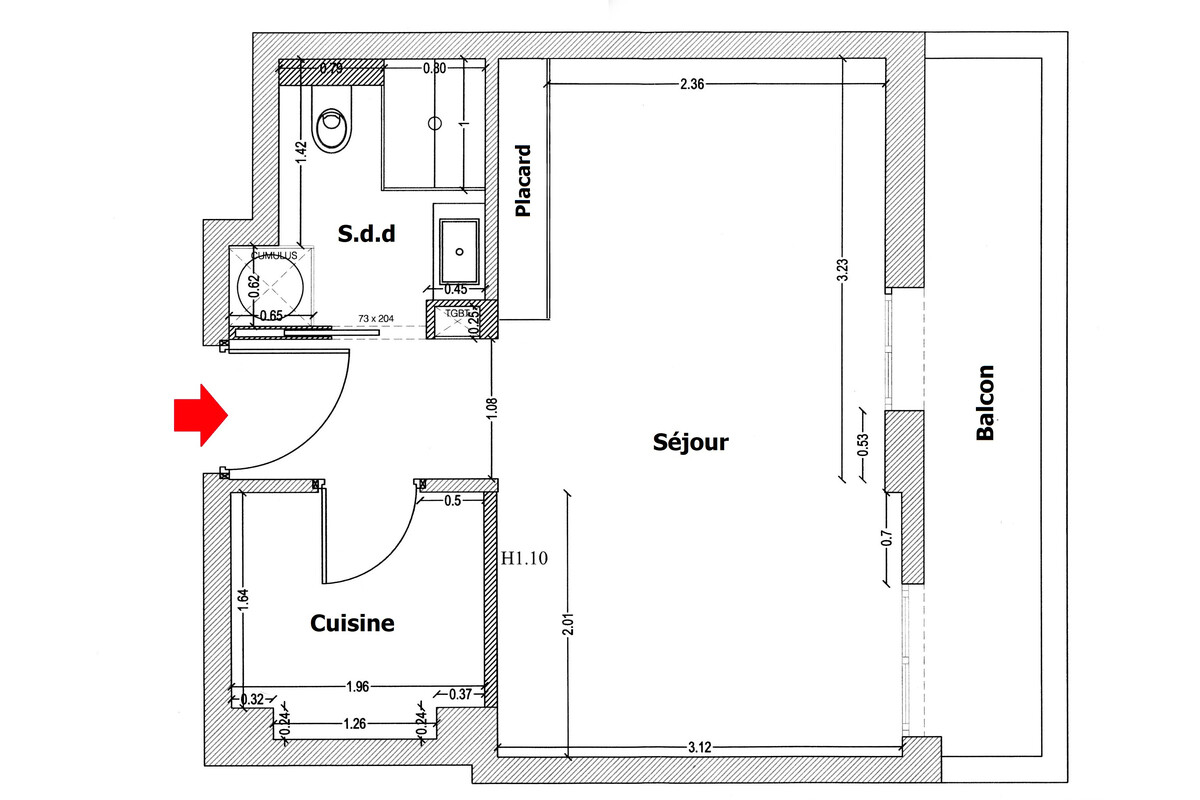 Appartement de luxe à louer à Monaco, 3 100 €, Photo 2