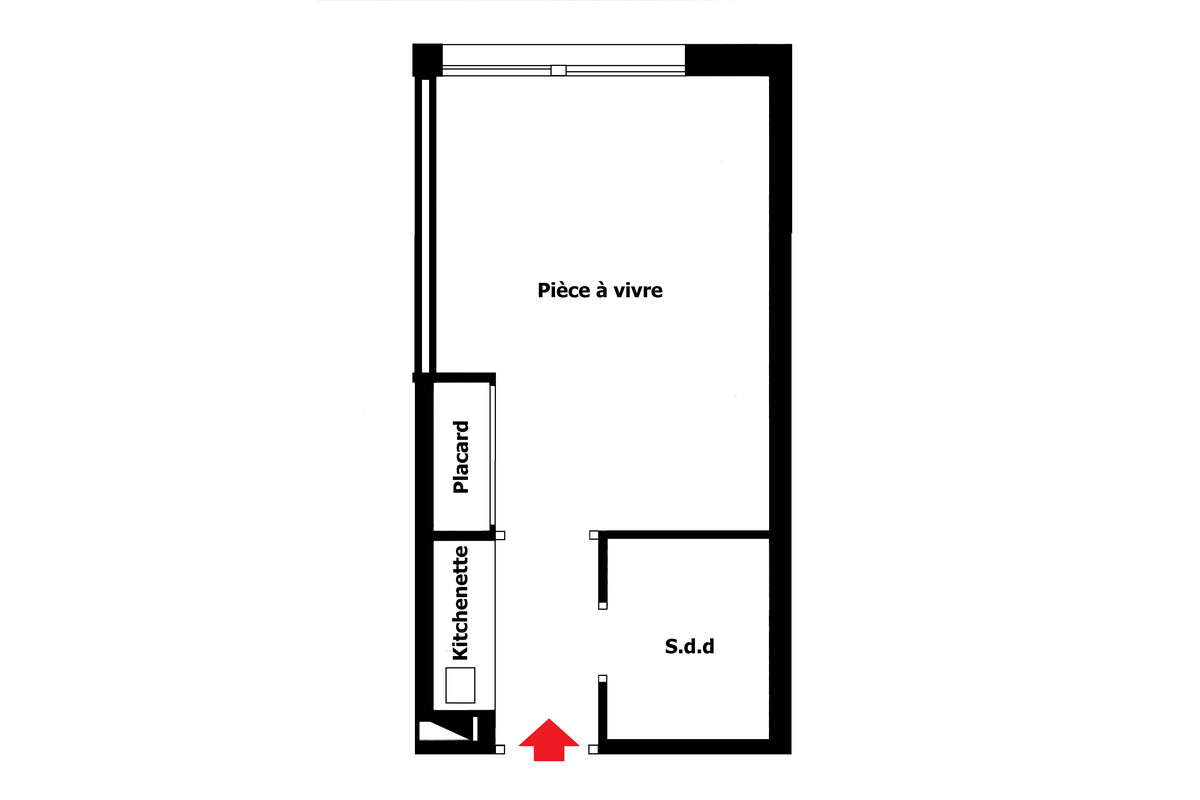 Appartement de luxe à louer à Monaco, 2 800 €, Photo 3