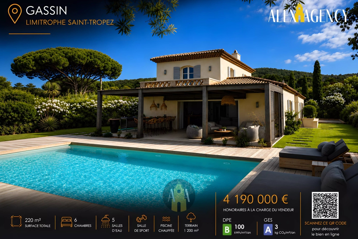 Maison de luxe à vendre à Gassin, 4 190 000 €, Photo 1