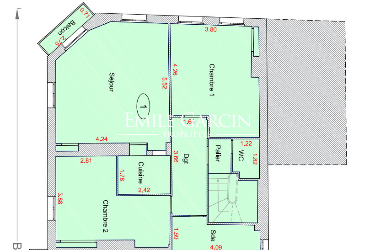 Appartement de luxe à vendre à Deauville, 630 000 €, Photo 3