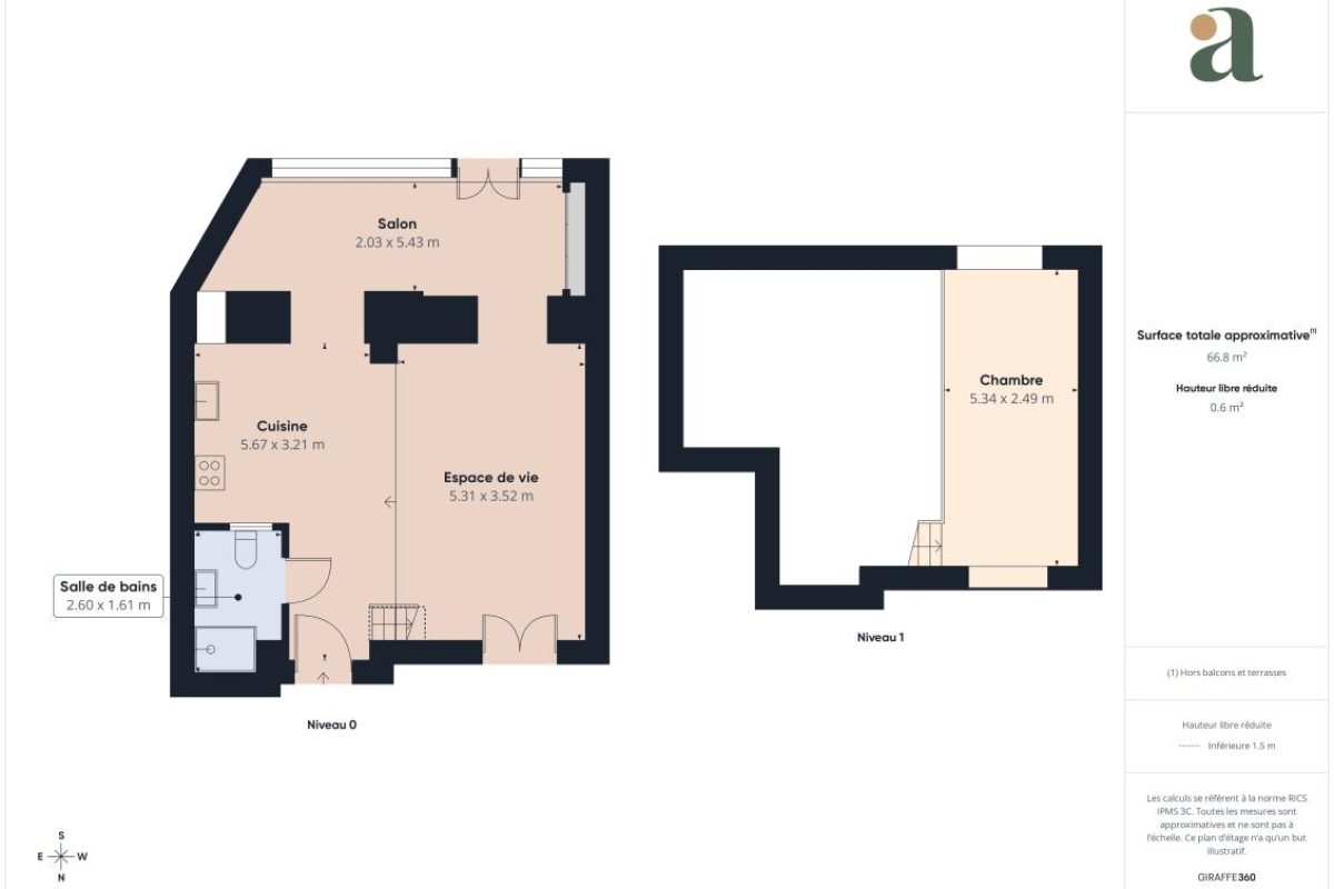 Appartement de luxe à vendre à Nice, 515 000 €, Photo 3