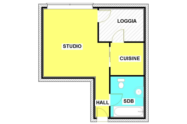 Appartement de luxe à vendre à Monaco, 1 300 000 €, Photo 2