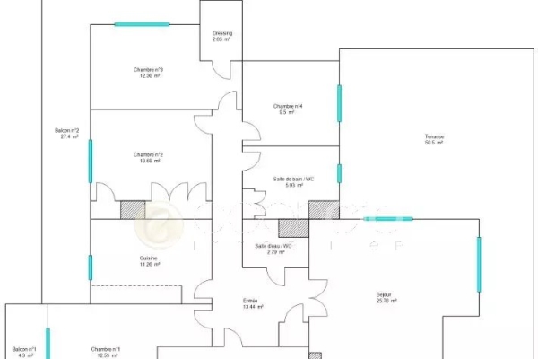 Luxury Apartment for sale in Grasse, 395 200 €, Photo 6