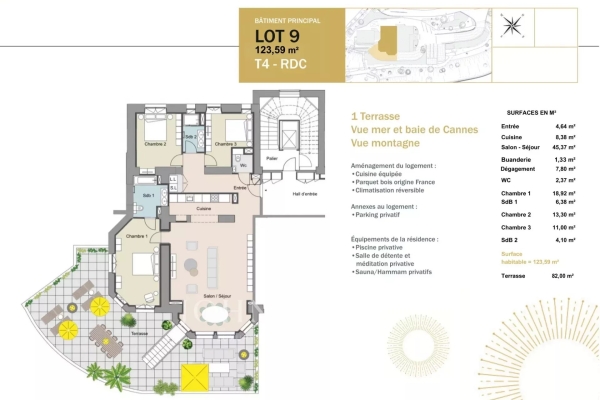 Luxury Apartment for sale in Grasse, 1 195 000 €, Photo 3