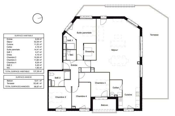 Appartement de luxe à vendre à Mérignac, 760 000 €, Photo 2