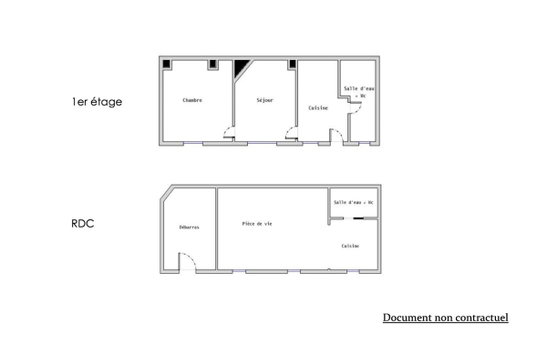Maison de luxe à vendre à Paris 18Ème, 599 000 €, Photo 2