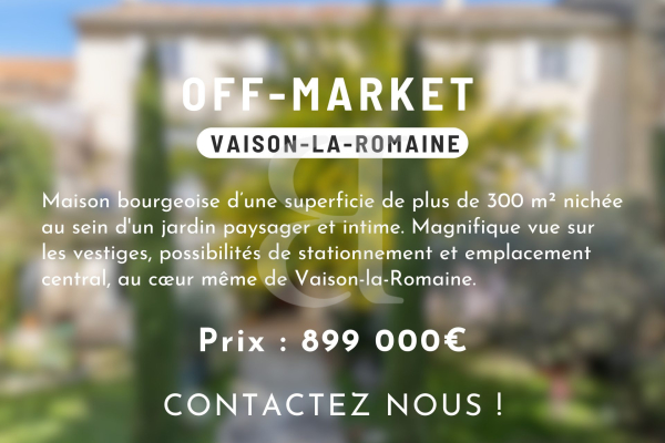 Maison de luxe à vendre à Vaison-la-Romaine, 899 000 €, Photo 1