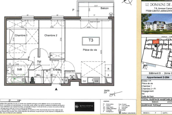 Appartement de luxe à vendre à Gretz-Armainvilliers, 279 000 €, Photo 3