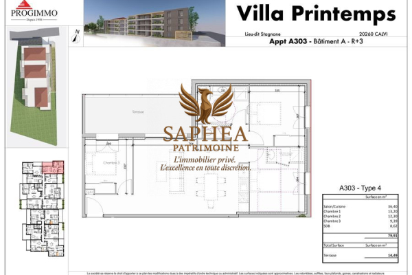 Appartement de luxe à vendre à Calvi, 566 995 €, Photo 1