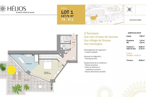 Luxury Apartment for sale in Grasse, 995 000 €, Photo 7