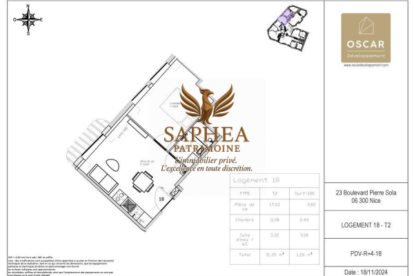 Appartement de luxe à vendre à Nice, 183 234 €, Photo 1