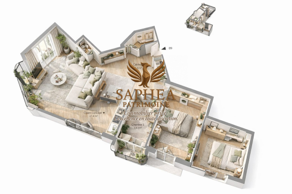 Appartement de luxe à vendre à Nice, 295 000 €, Photo 1