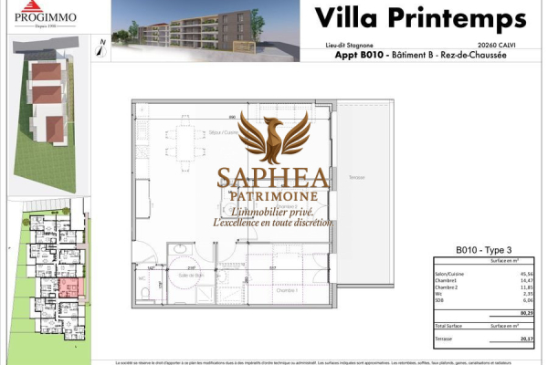 Appartement de luxe à vendre à Calvi, 450 000 €, Photo 1