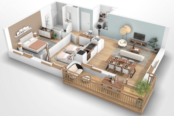 Appartement de luxe à vendre à Ax-les-Thermes, 159 000 €, Photo 1