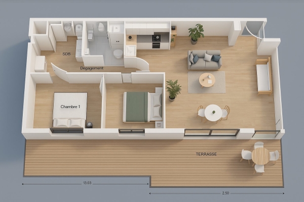 Appartement de luxe à vendre à Saint-Tropez, 1 549 999 €, Photo 2