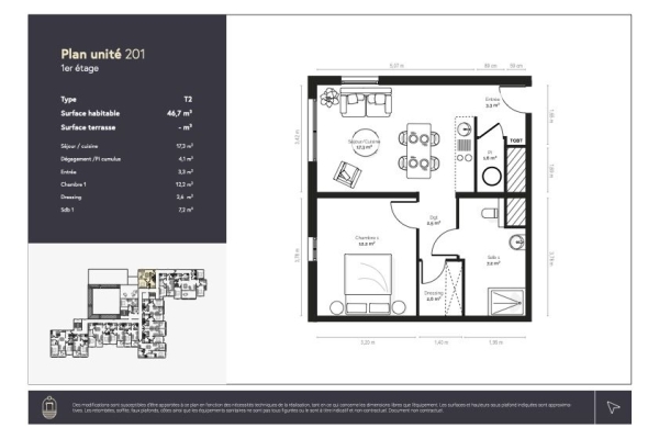Appartement de luxe à vendre à Pianotolli Caldarello, 280 000 €, Photo 2