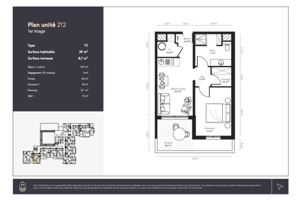 Appartement de luxe à vendre à Pianotolli Caldarello, 367 000 €, Photo 2