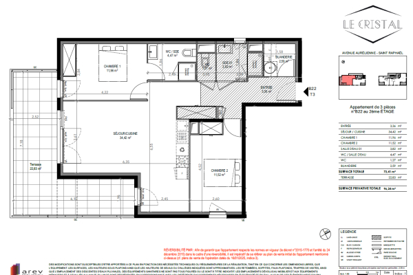 Luxury Apartment for sale in Saint-Raphaël, 468 000 €, Photo 3